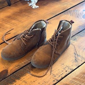 Boys Brown Suede Boots